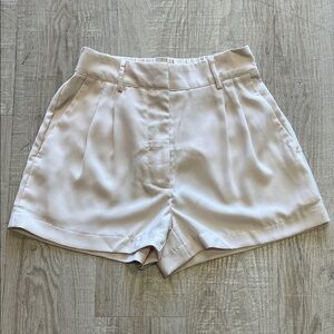 Z Supply Women's High Waist Shorts in Cream